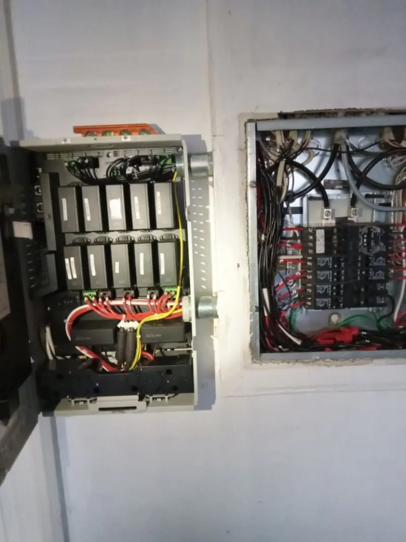 Electrical panel upgrade completed for Security Camera Wiring in Eucalyptus Hills